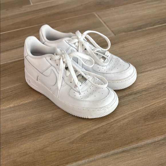 White nike air force ones!